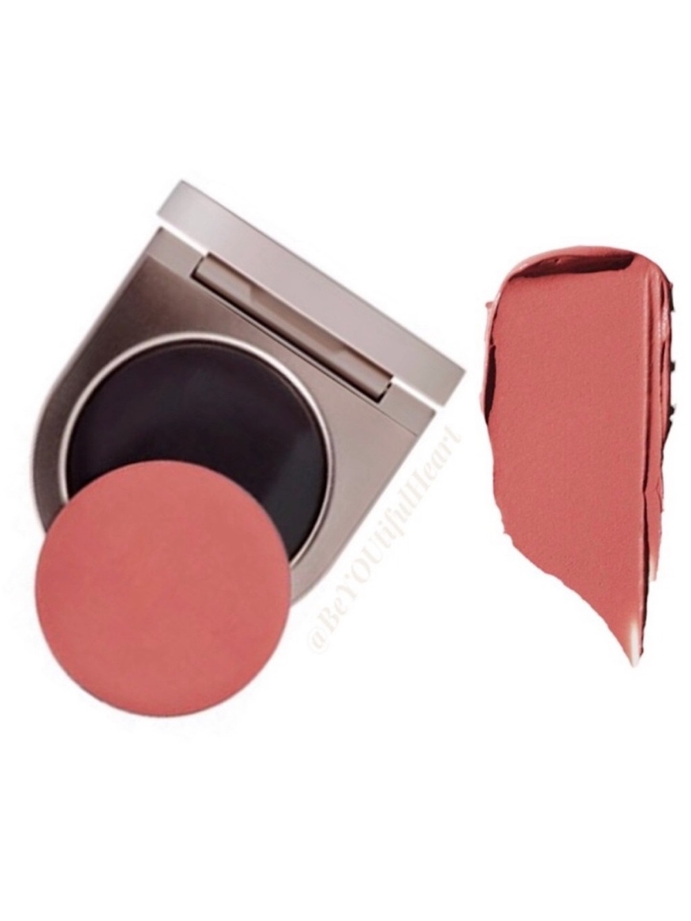 ROSE INC Cream Blush Refillable Cheek & Lip Color in Wisteria Coral Pink  4.5 g